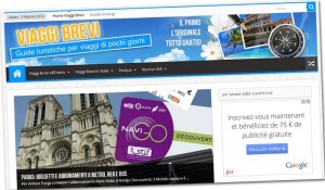 La homepage di Viaggi-Brevi.com La homepage di Viaggi-Brevi.com