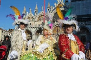 Tipiche maschere del Carnevale di Venezia