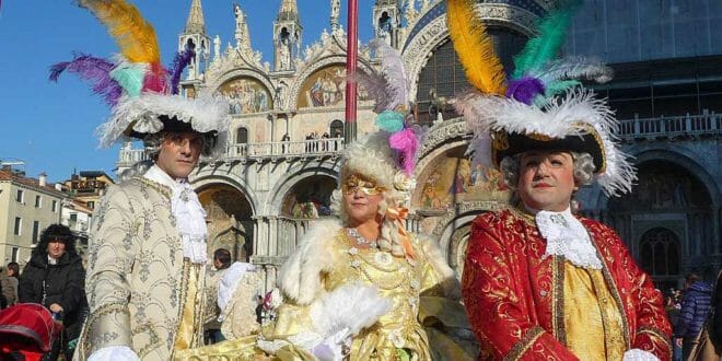 Tipiche maschere del Carnevale di Venezia