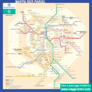 Mappa RER Parigi