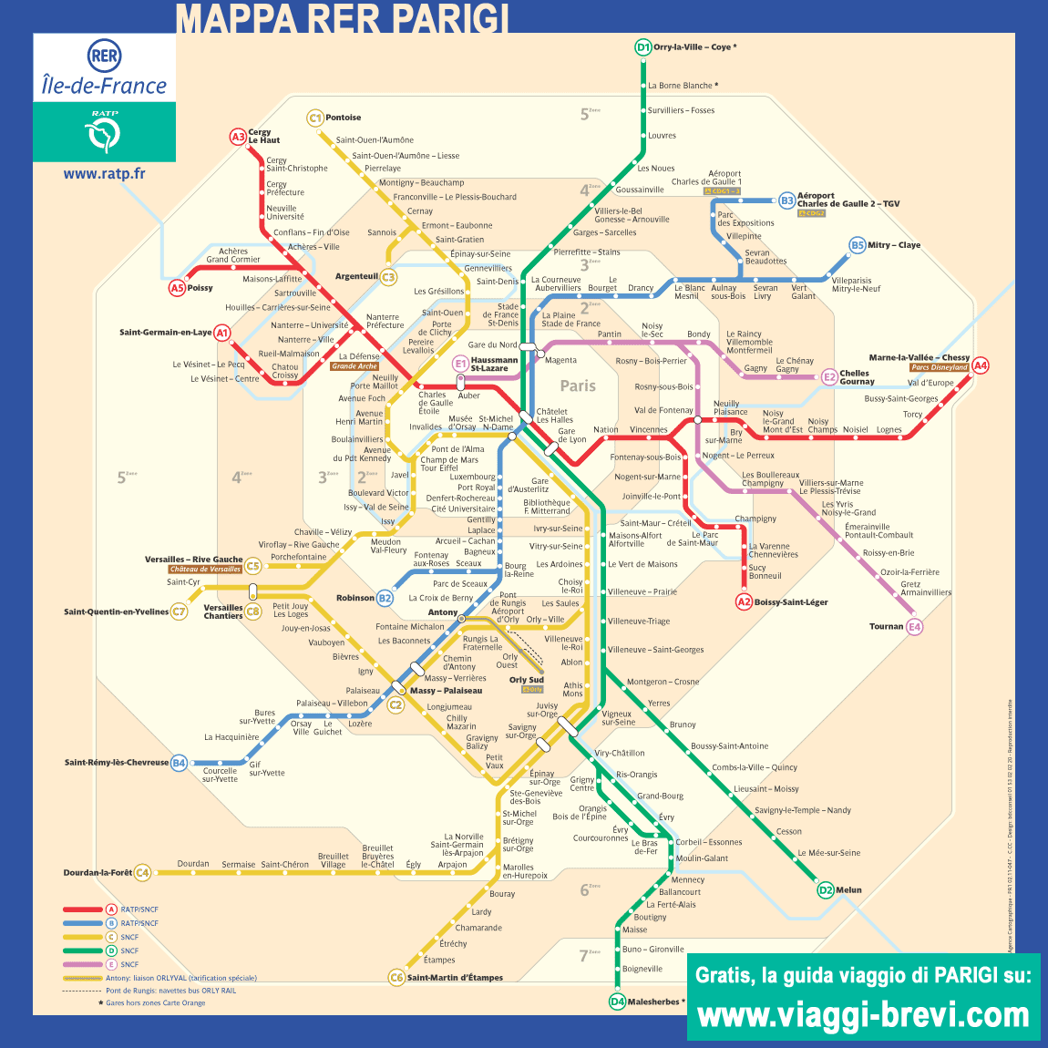 Come Funziona La Rer Di Parigi Mappa Orari Biglietti 2024