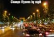 Champs Elysees di notte