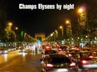 Champs Elysees di notte