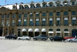 Lusso all'Hotel Ritz di Parigi