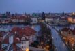 Praga durante la sera