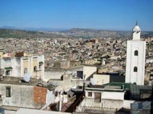 Fes, Marocco: panorama della medina