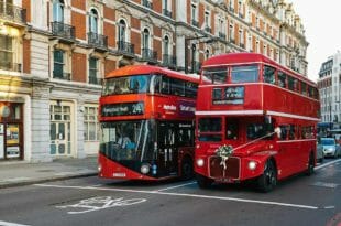 Londra: i bus a due piani