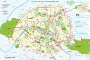 Piste Ciclabili a Parigi, la mappa