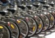 Velib a Parigi, biciclette parcheggiate