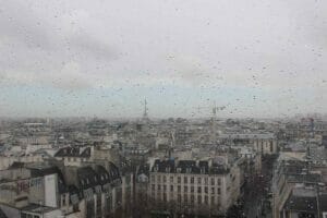 Panorama pioggia Parigi